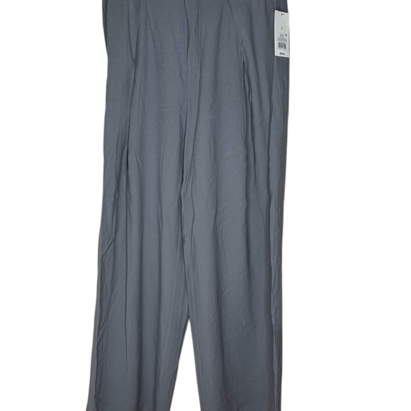 A New Day Women's High-Rise Relaxed Hip & Thigh Gray Trousers, Size 6 Regular - Picture 2 of 12